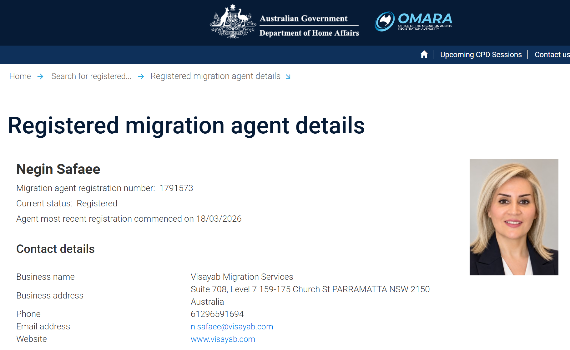 registered migration agent in Sydney